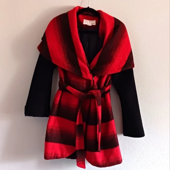 Wrap coat burnt orange - Picture 1 of 5